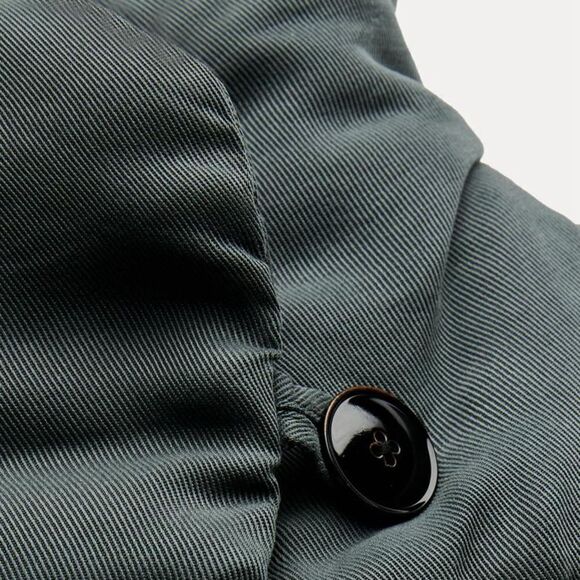 ZARA DOUBLE BREASTED QUILTED BOHO JACKET ZW COLLECTION - Picture 5 of 12